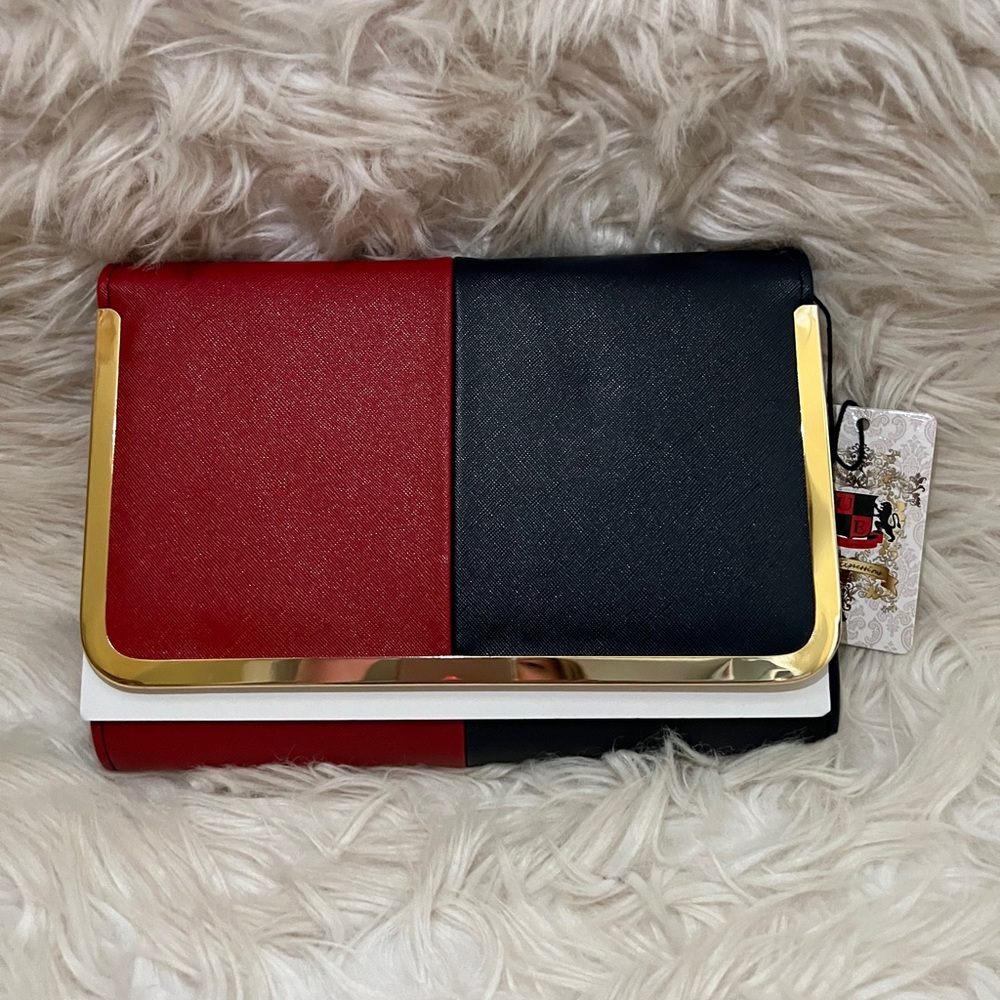 Urban Expression red and navy purse